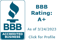 BBB A+ Rating - American Outdoor Living
