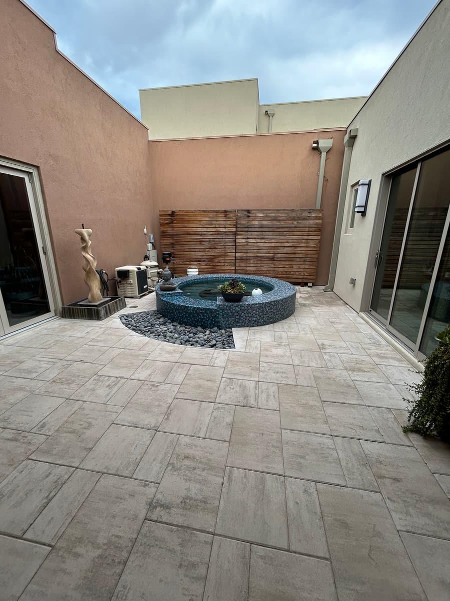 Courtyard landscape design Summerlin Las Vegas