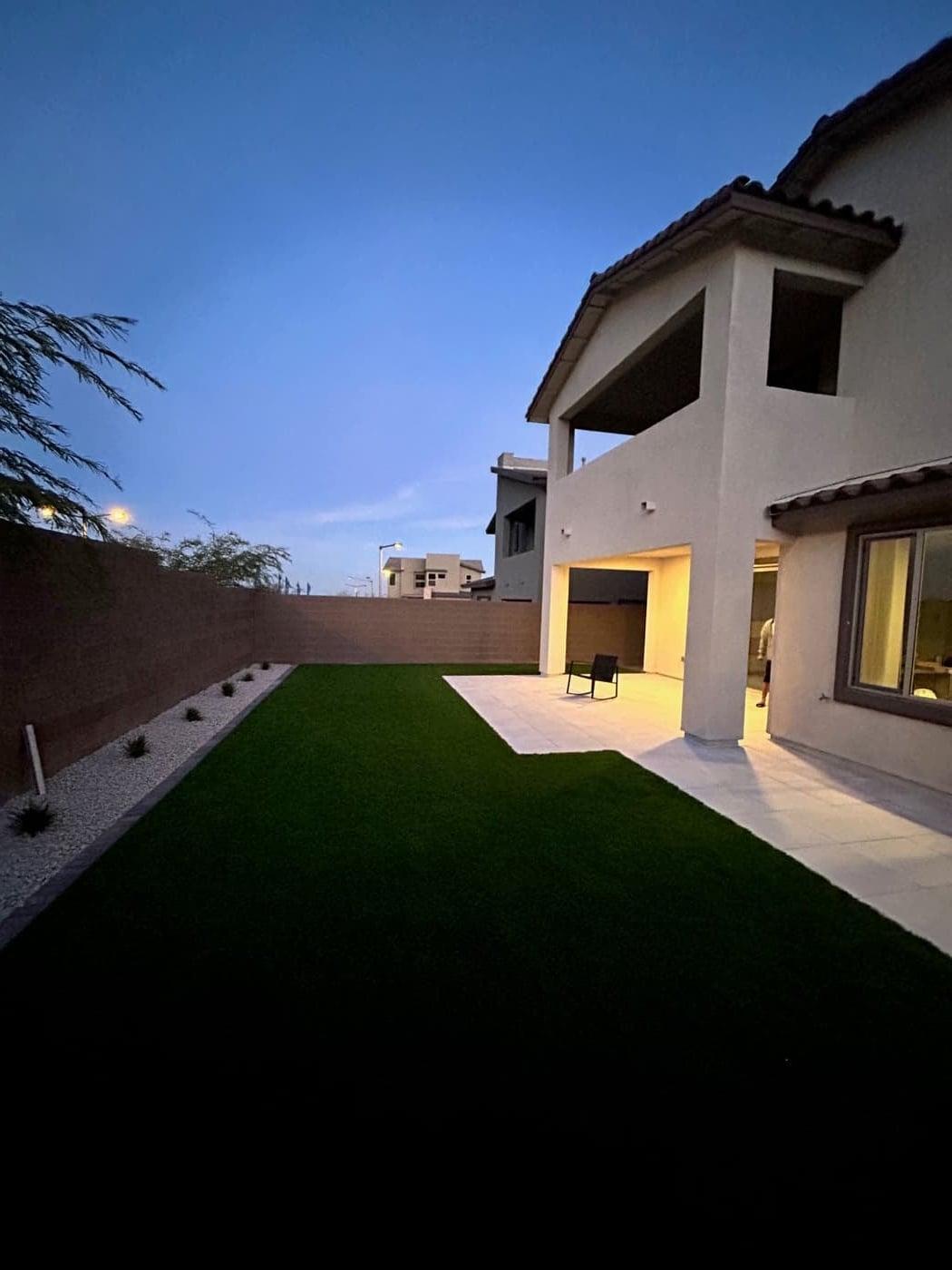 Sustainable xeriscape landscaping Las Vegas