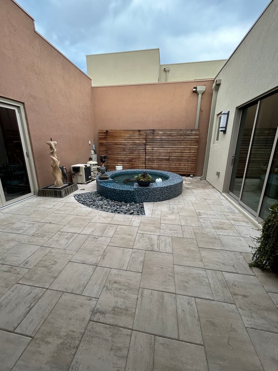 Courtyard landscape design Summerlin Las Vegas